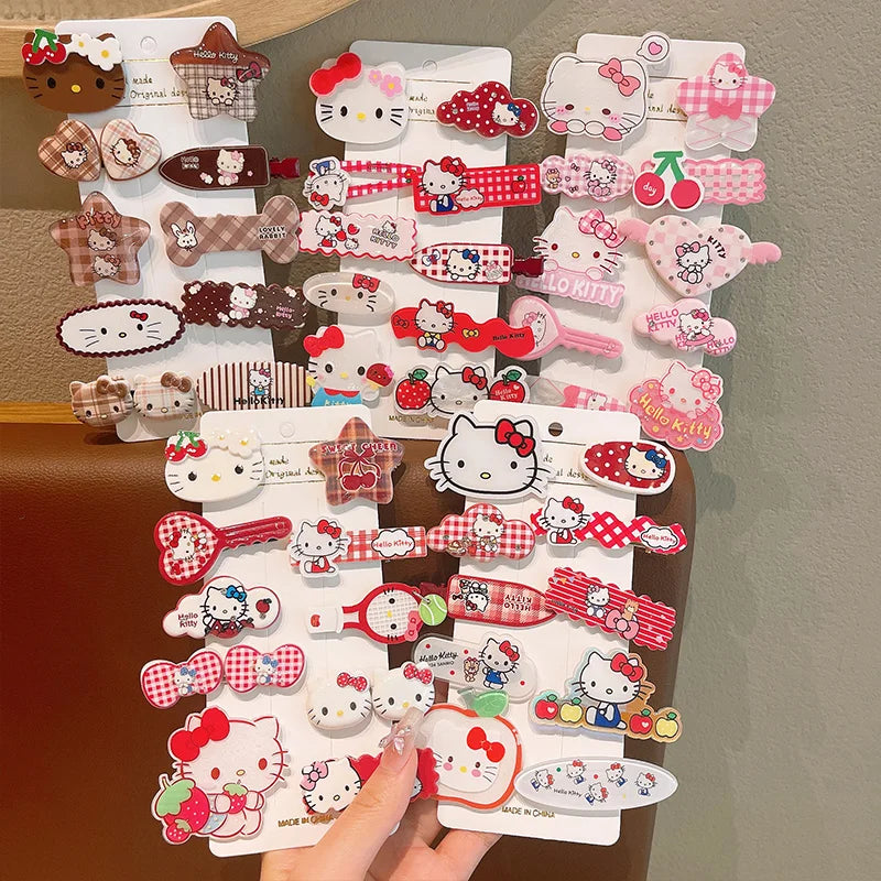Sanrio 10 piece hair clips