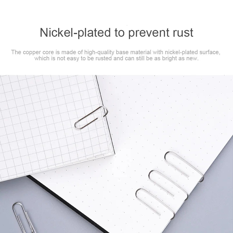 200pcs/box Paper Clips Durable and Rustproof Metal