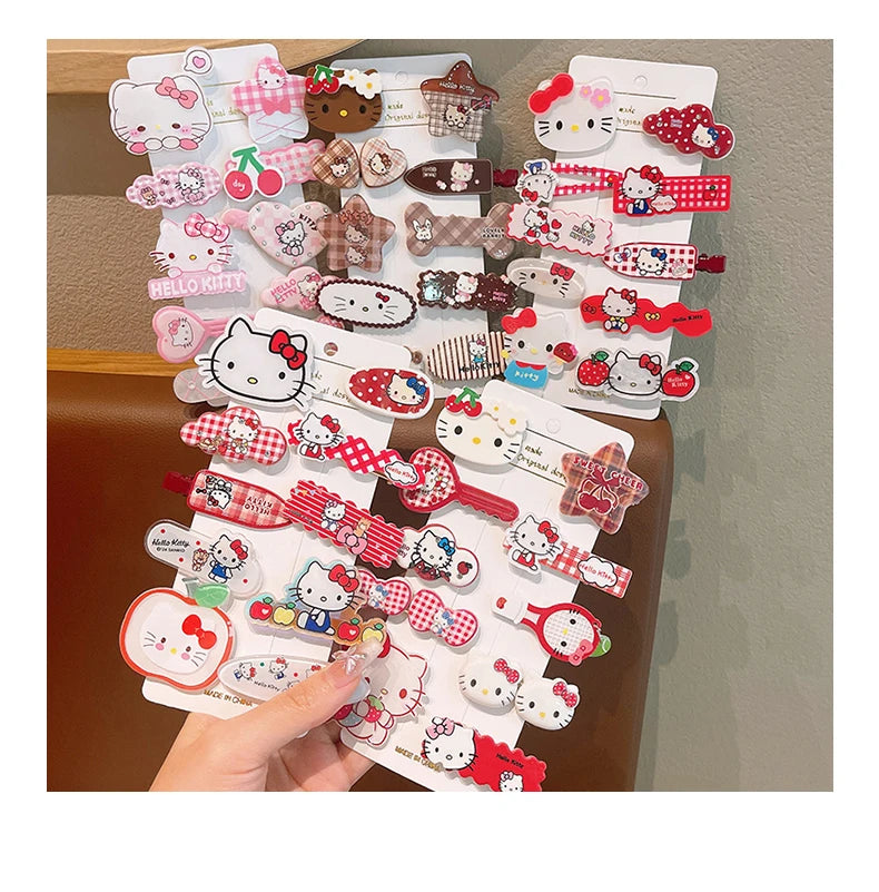 Sanrio 10 piece hair clips