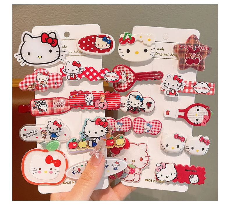 Sanrio 10 piece hair clips