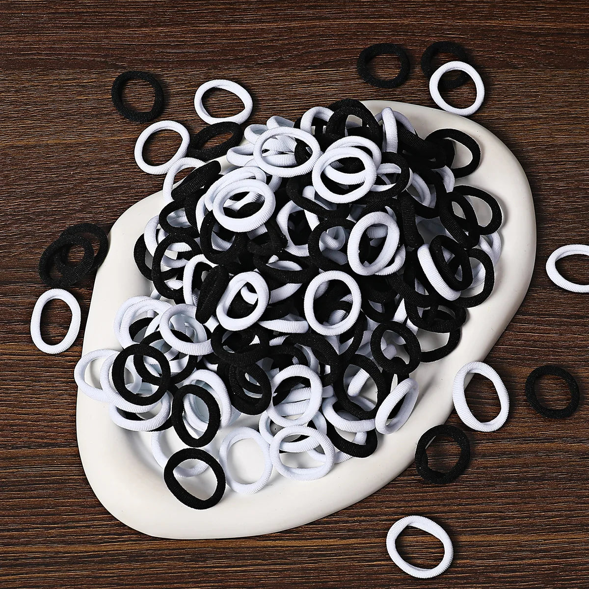 50/100Pcs Hair Bands for Children Colorful Nylon Scrunchie Hair Ties Hair Accessories