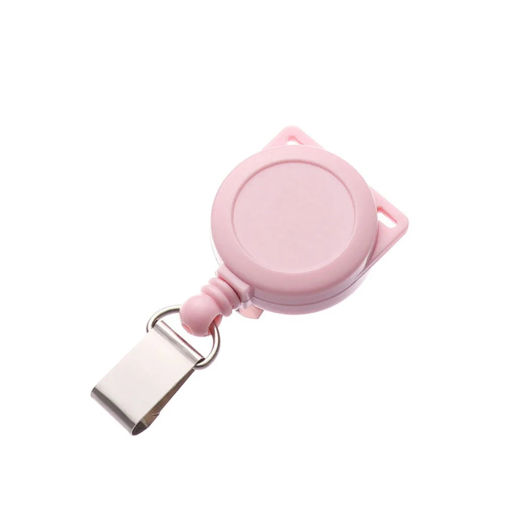 1PC Frosted Retractable Badge Reel