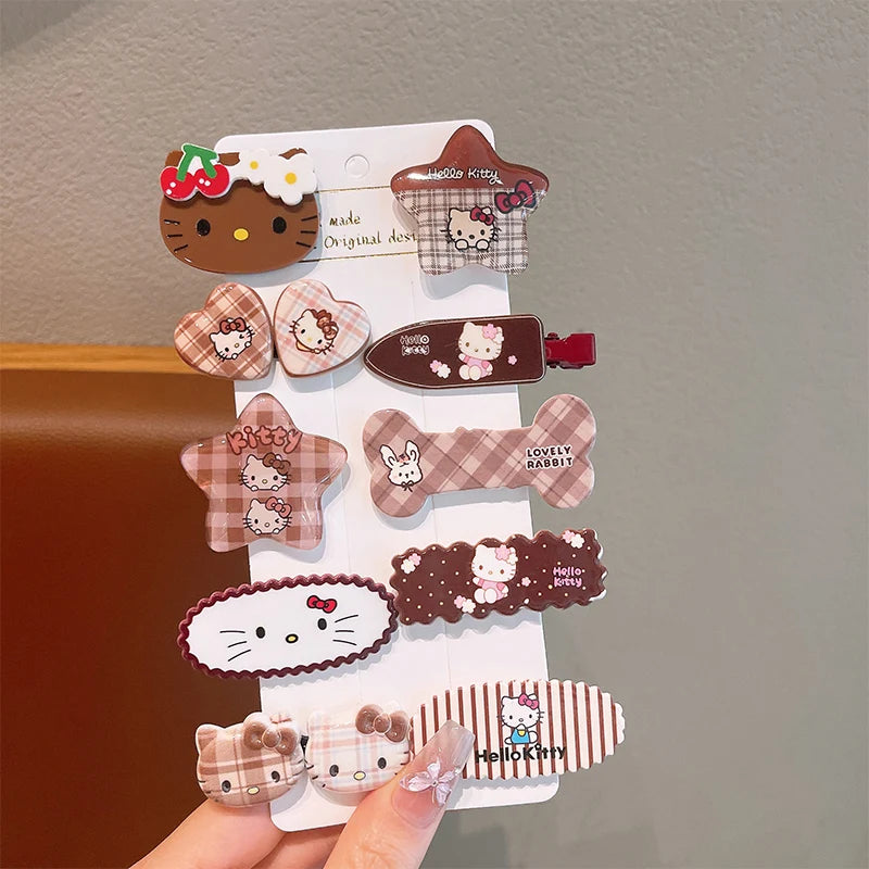 Sanrio 10 piece hair clips