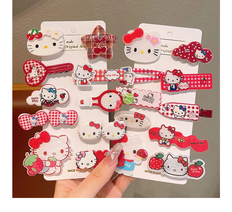 Sanrio 10 piece hair clips