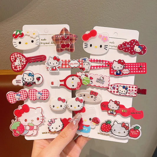 Sanrio 10 piece hair clips