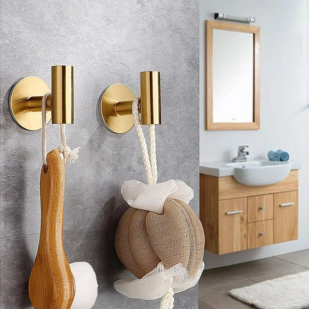 Stainless Steel Self-adhesive Hooks Wall Stickers