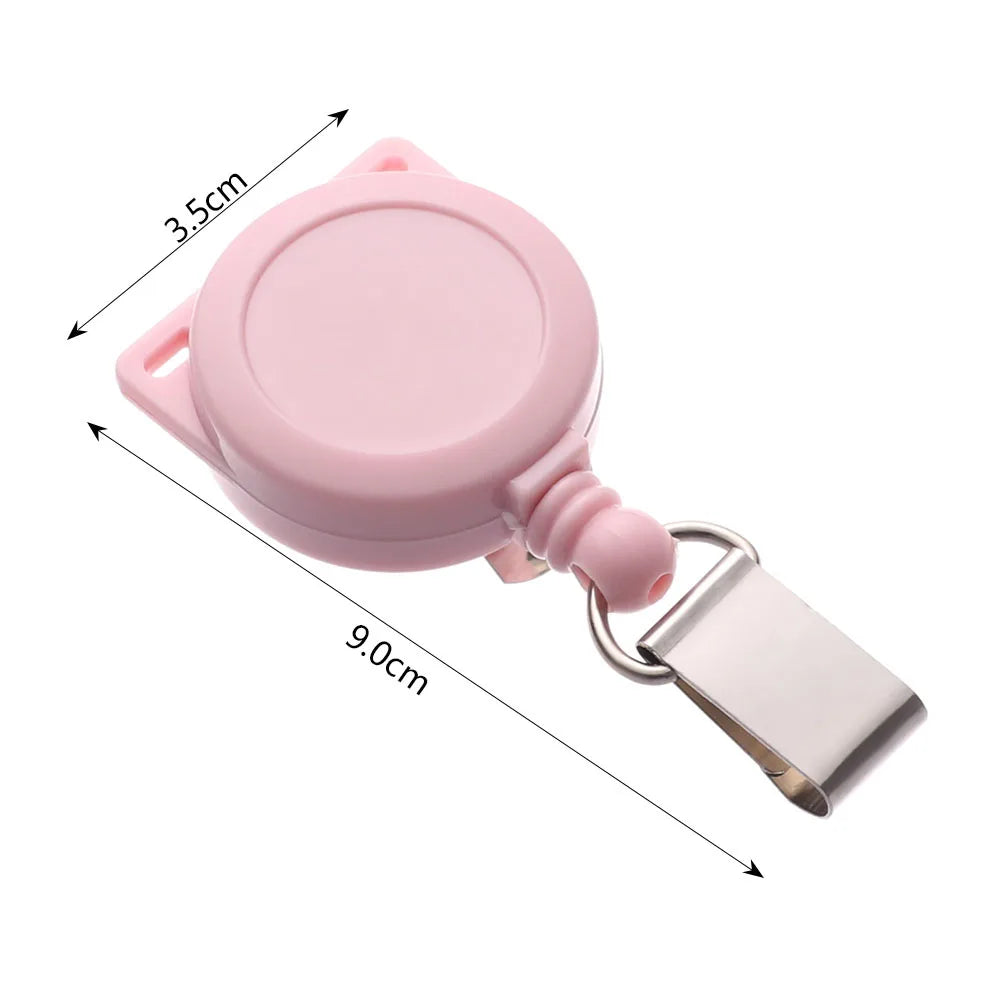 1PC Frosted Retractable Badge Reel