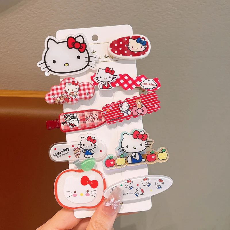Sanrio 10 piece hair clips