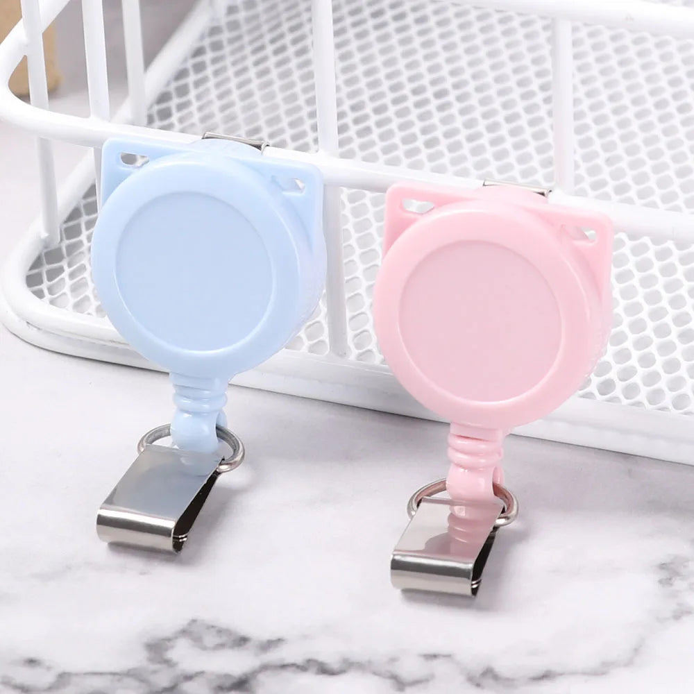 1PC Frosted Retractable Badge Reel