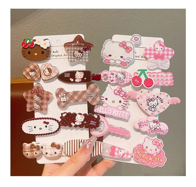 Sanrio 10 piece hair clips