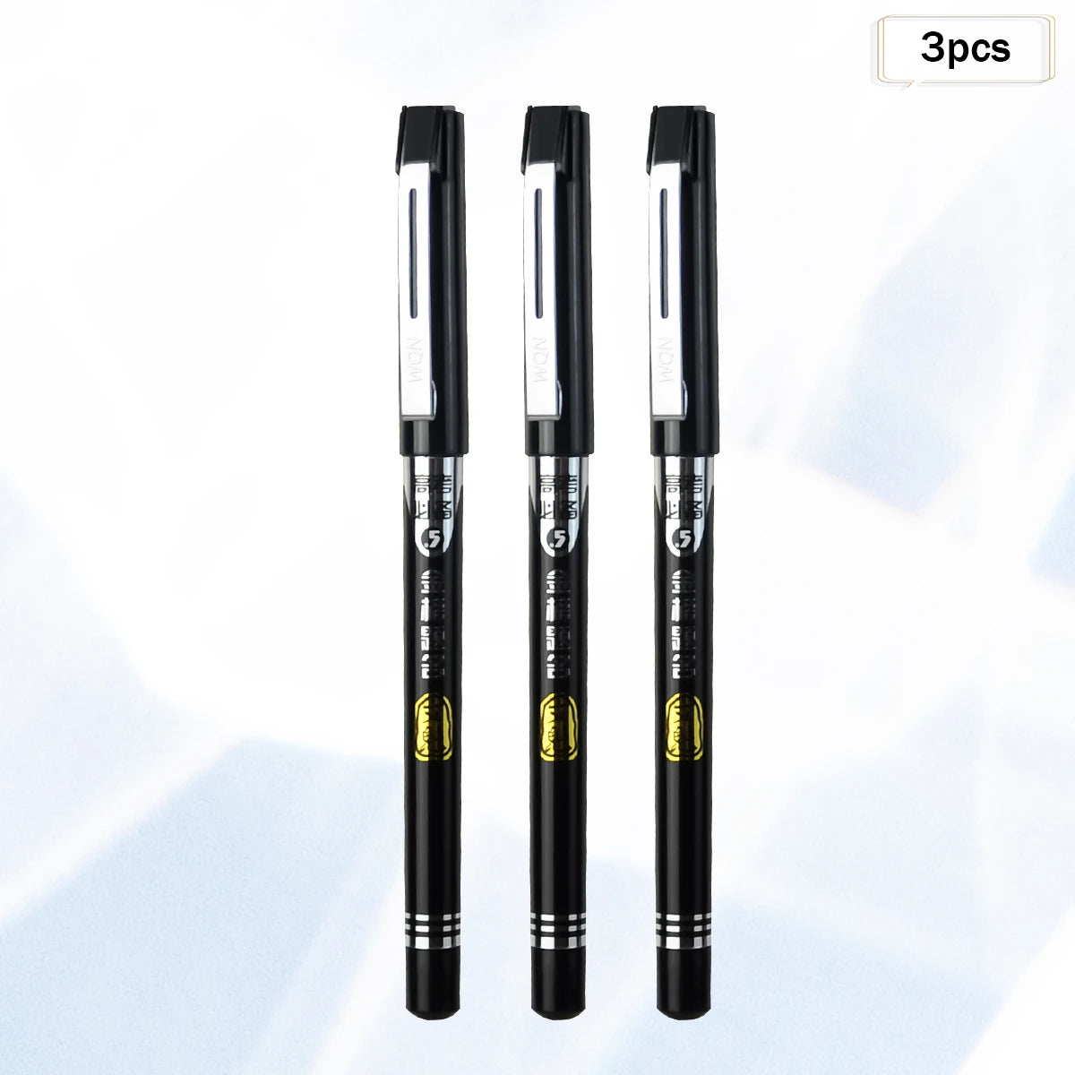 3/6/12PCS  Neutral Pens 0.5mm Black Ink