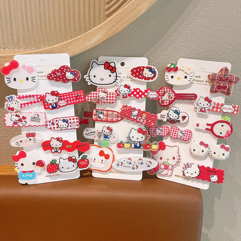 Sanrio 10 piece hair clips