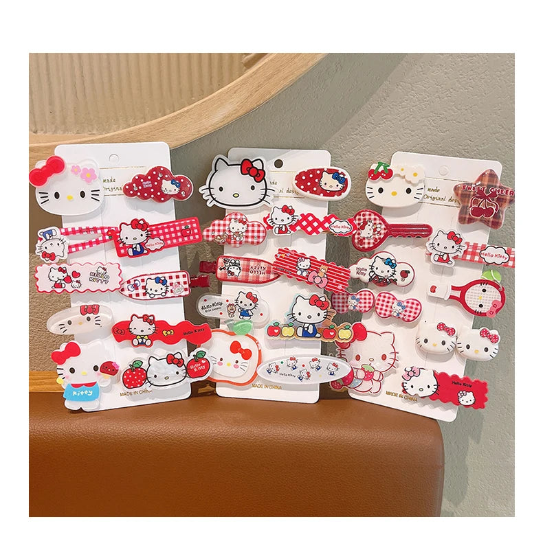 Sanrio 10 piece hair clips