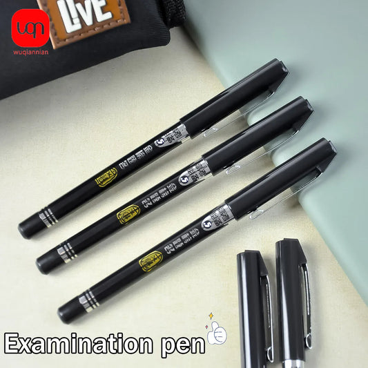 3/6/12PCS  Neutral Pens 0.5mm Black Ink