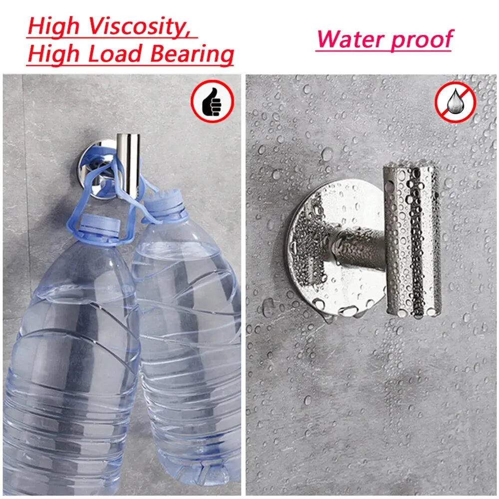 Stainless Steel Self-adhesive Hooks Wall Stickers