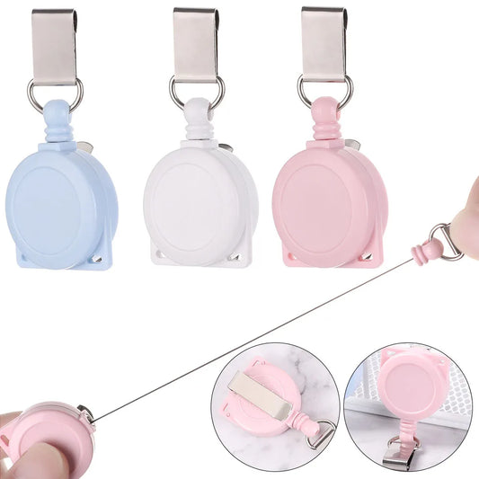 1PC Frosted Retractable Badge Reel