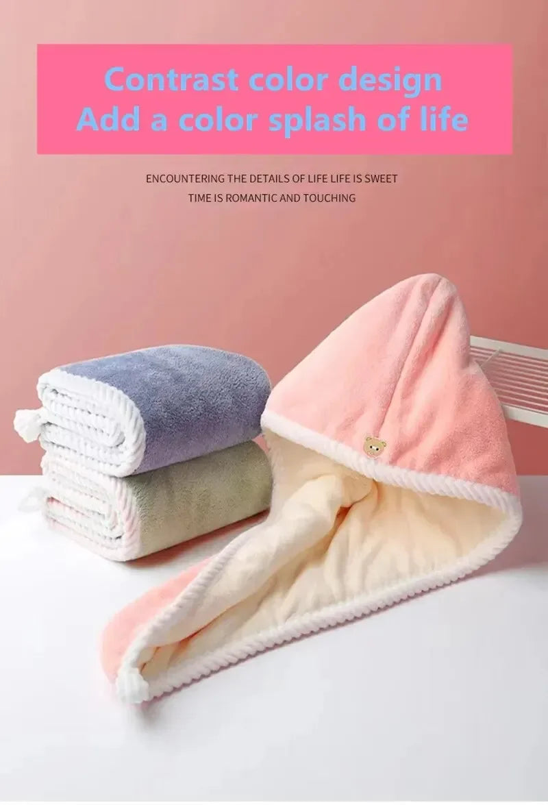 Double Sided Dry Hair Towel