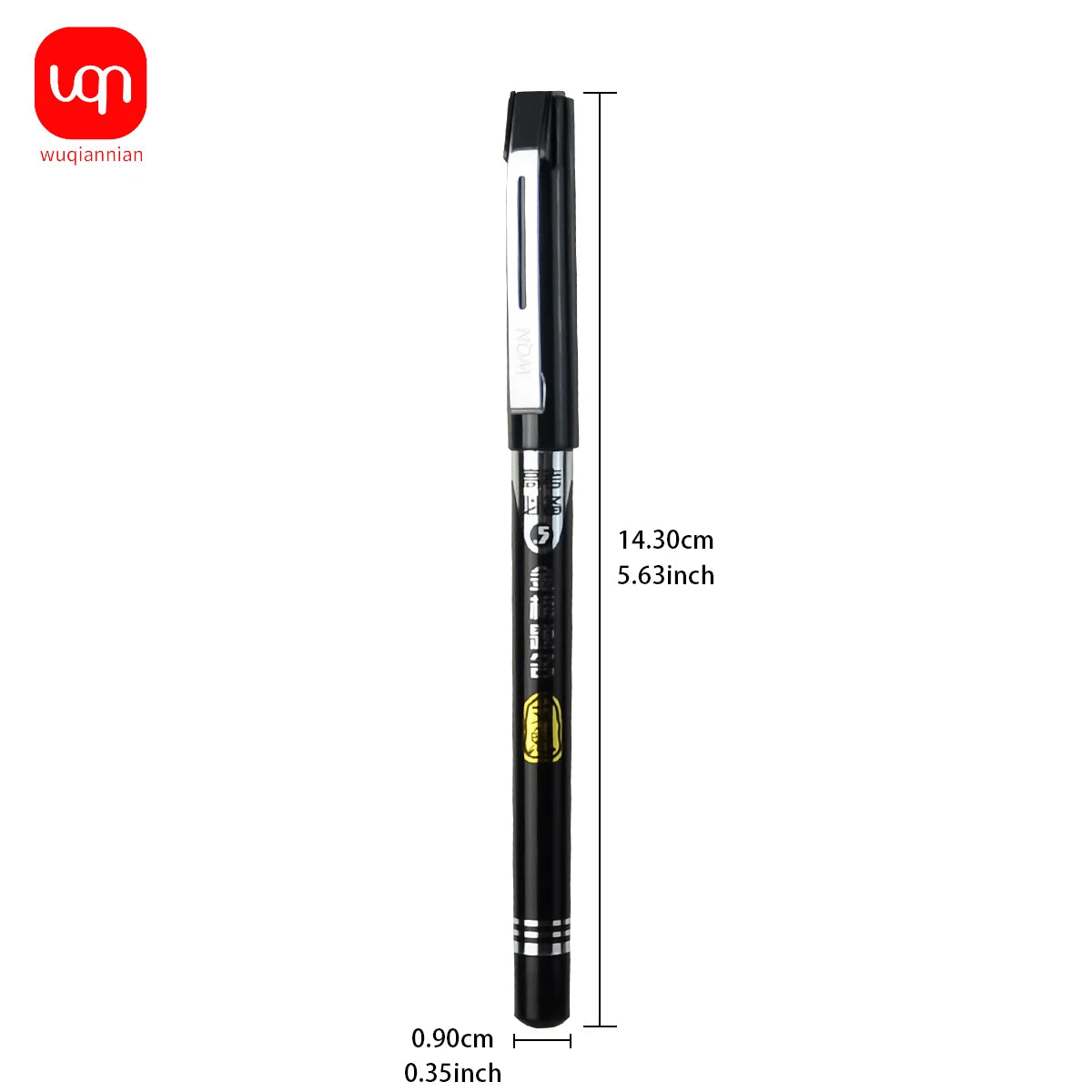 3/6/12PCS  Neutral Pens 0.5mm Black Ink