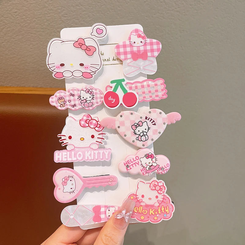 Sanrio 10 piece hair clips