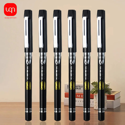 3/6/12PCS  Neutral Pens 0.5mm Black Ink