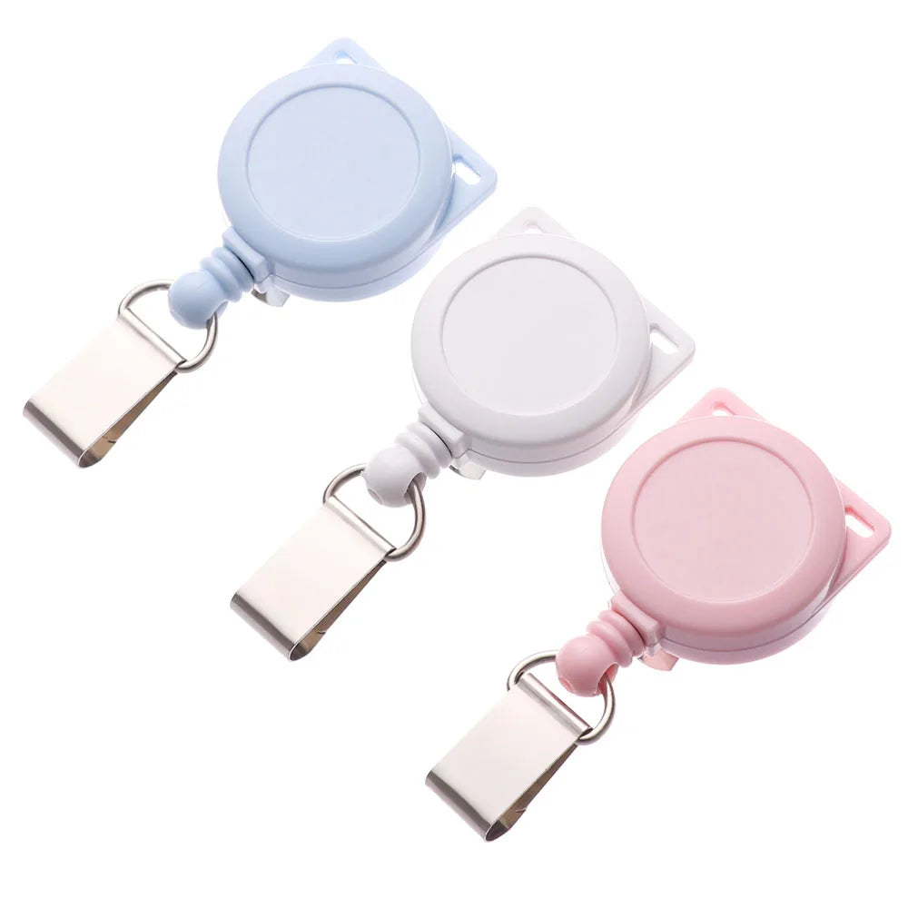 1PC Frosted Retractable Badge Reel