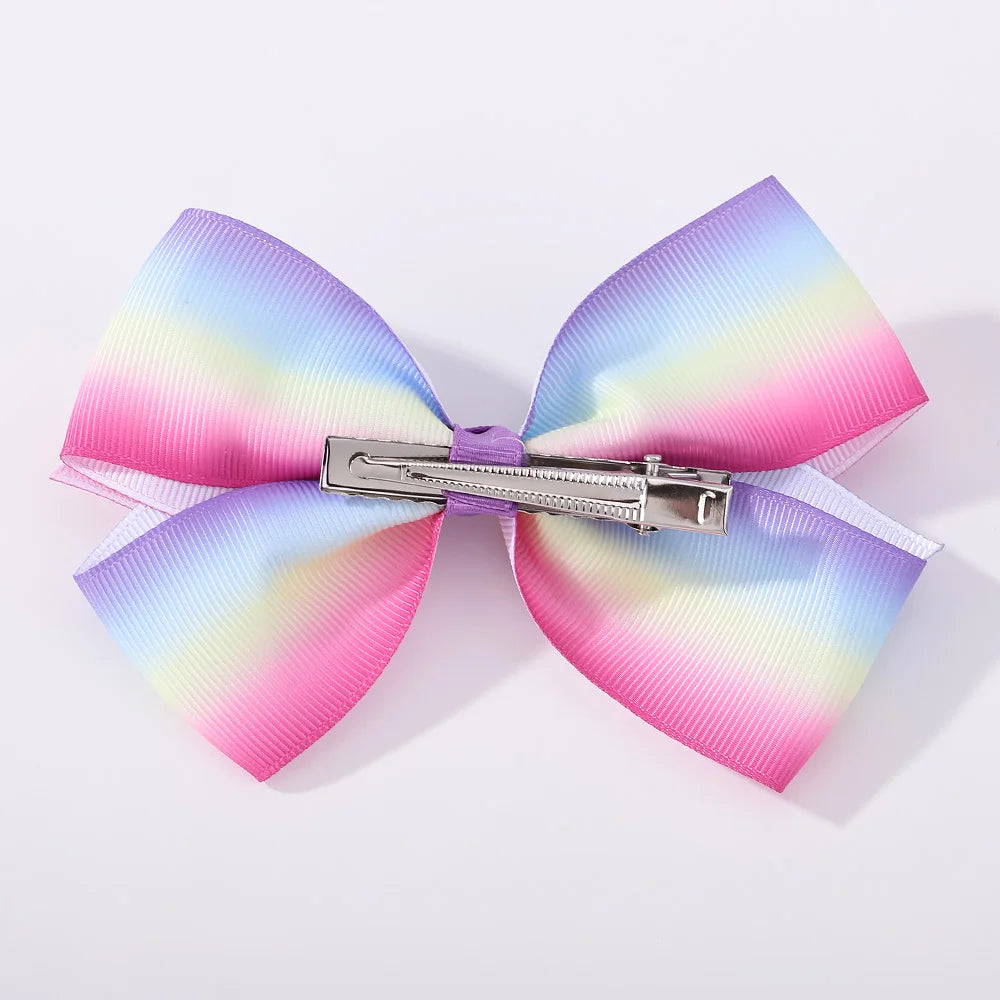 Nylon Bow Headband for Newborn Sunglasses Headwear Set
