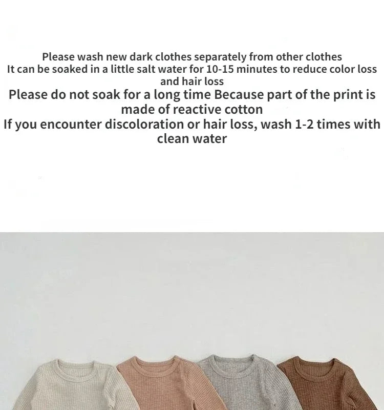 Autumn Winter Thermal Suit Baby Clothing