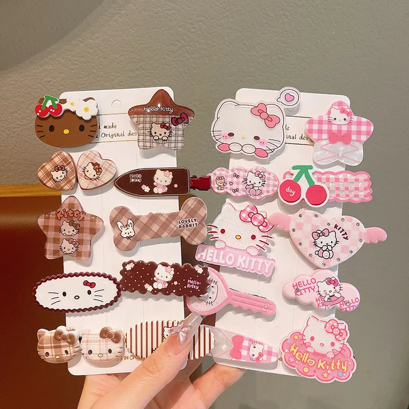 Sanrio 10 piece hair clips