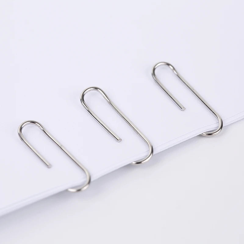 200pcs/box Paper Clips Durable and Rustproof Metal