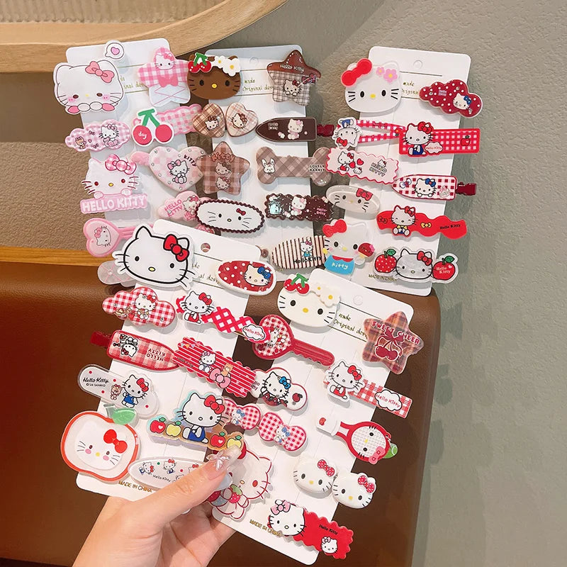 Sanrio 10 piece hair clips